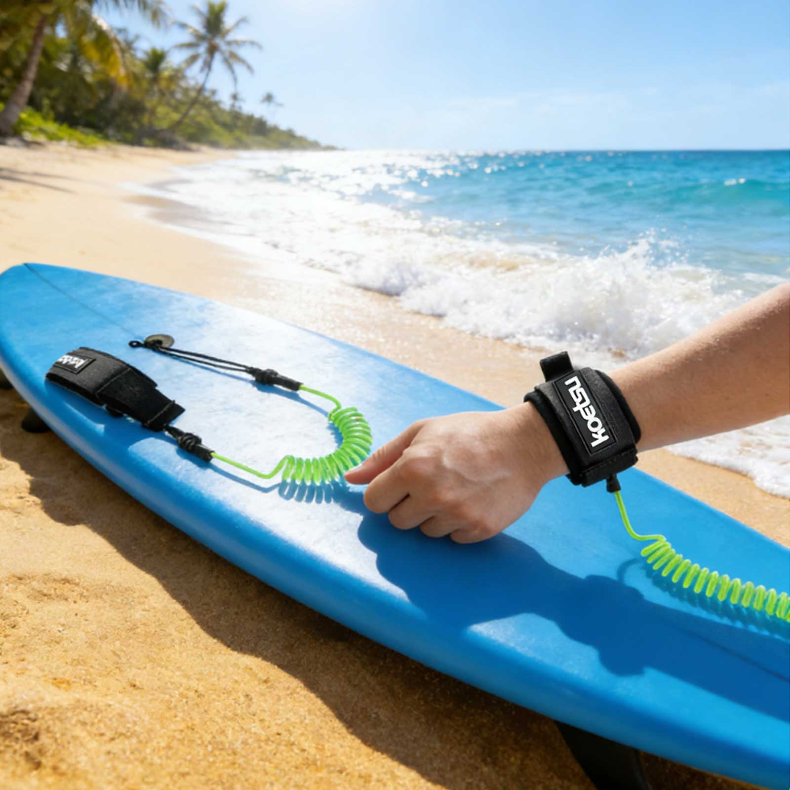 Stand Up Paddle Leash - Correa para Tabla de SUP, Material