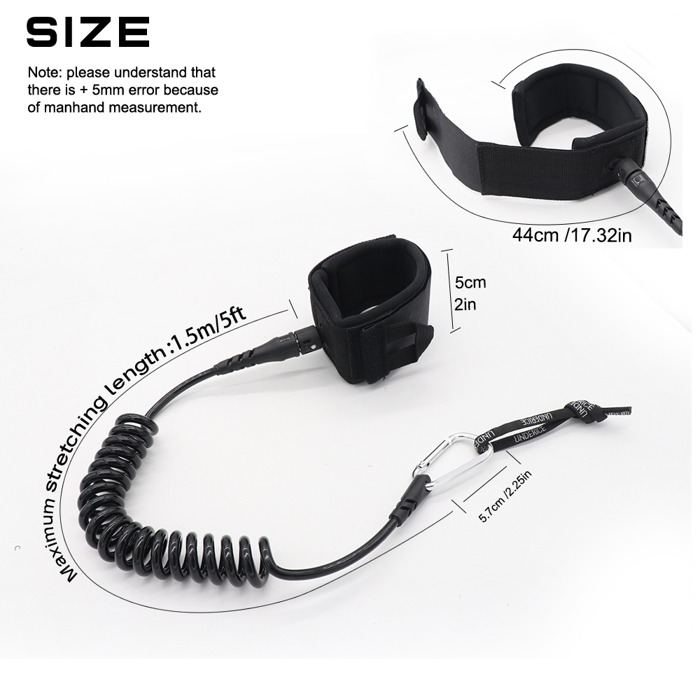 Correa de Surf UICE de 5 Pies  - Stand Up Paddle Leash reseña y precio