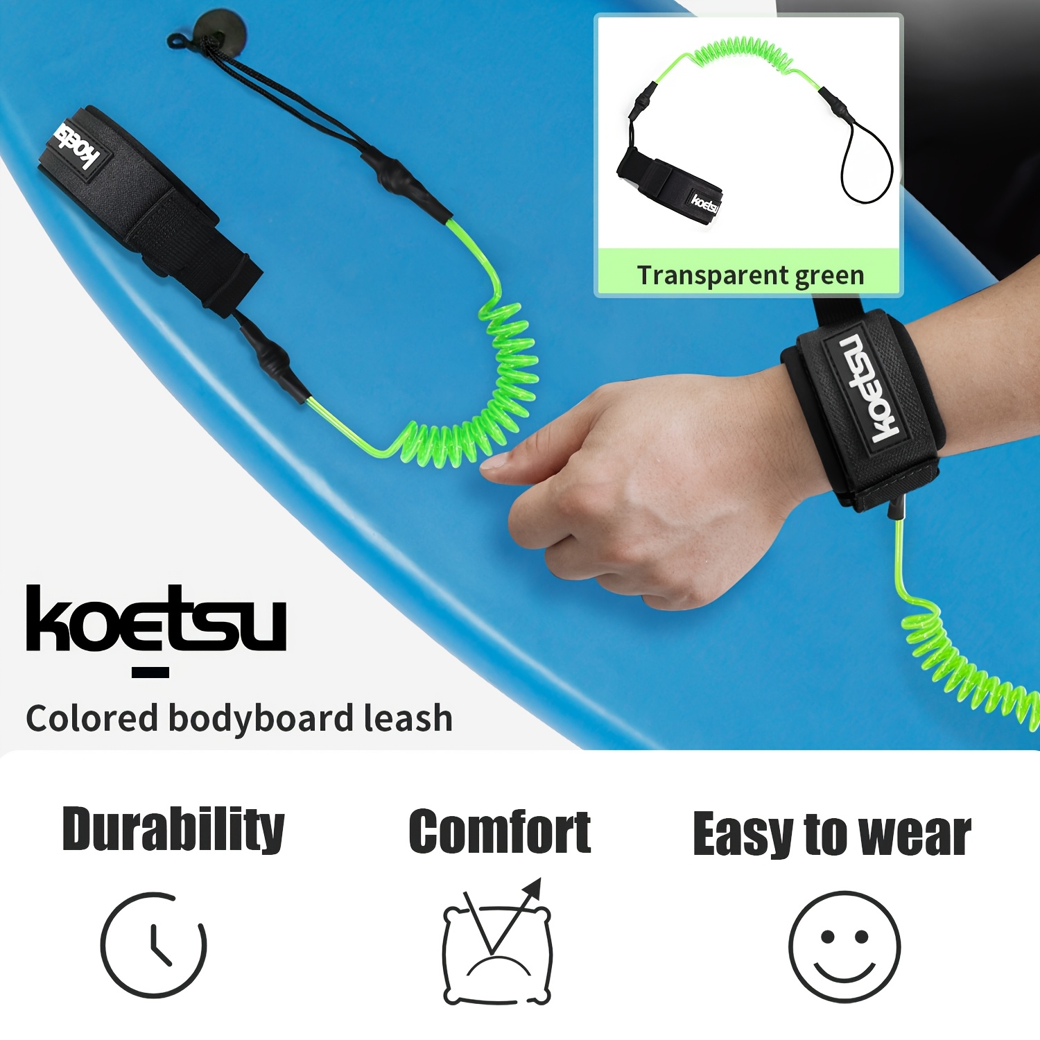 Correa para Bodyboard KOETSU,  - Stand Up Paddle Leash reseña y precio
