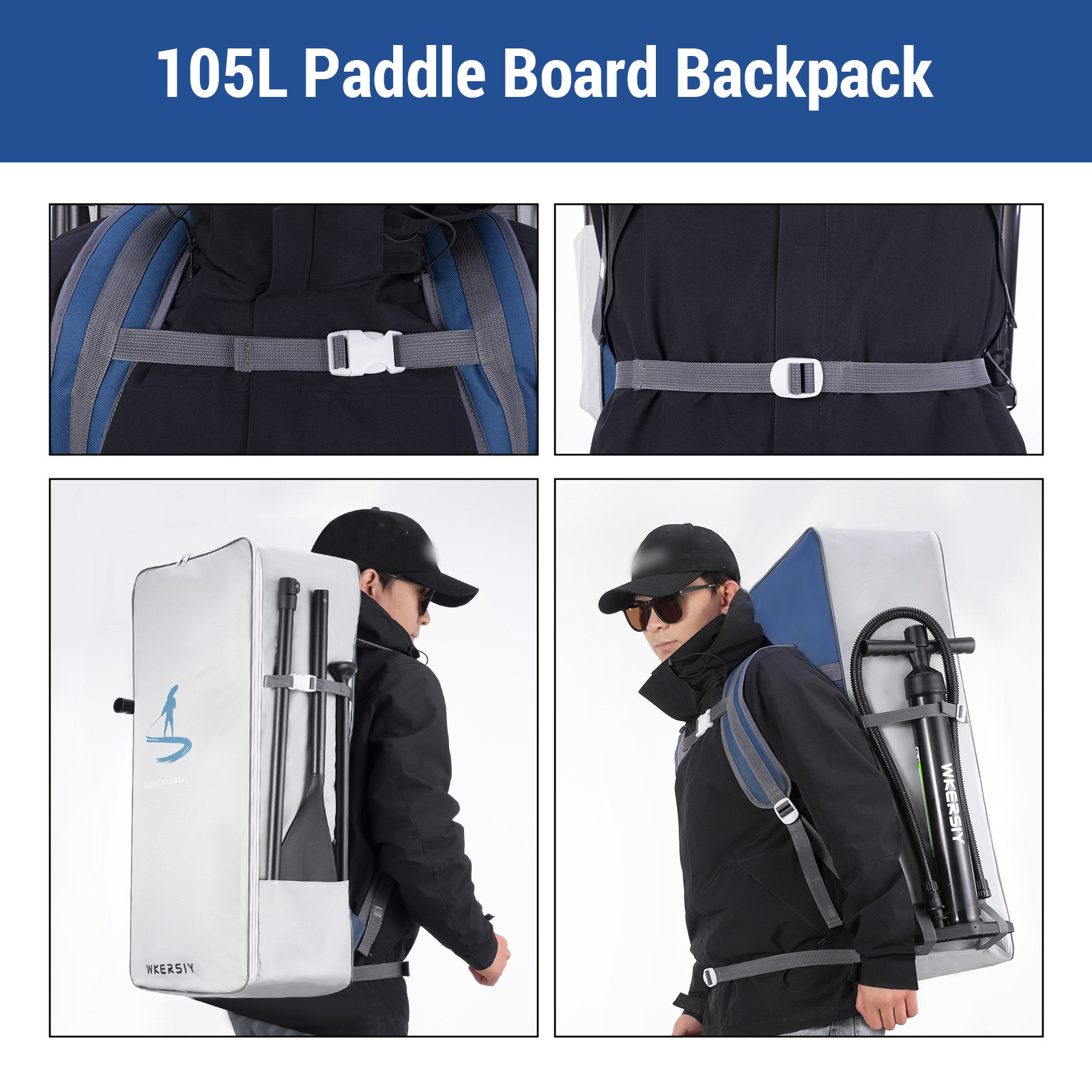 Mochila impermeable para tabla - Stand Up Paddle Leash reseña y precio