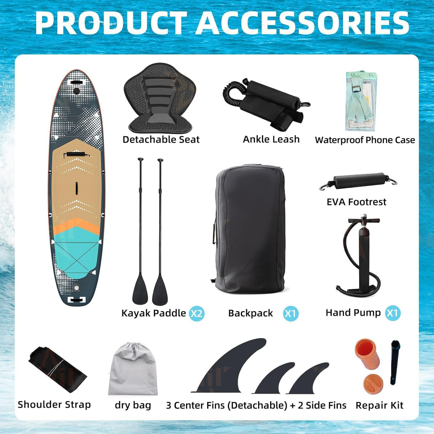 Tabla de Paddle Surf Inflable  - Stand Up Paddle Leash reseña y precio