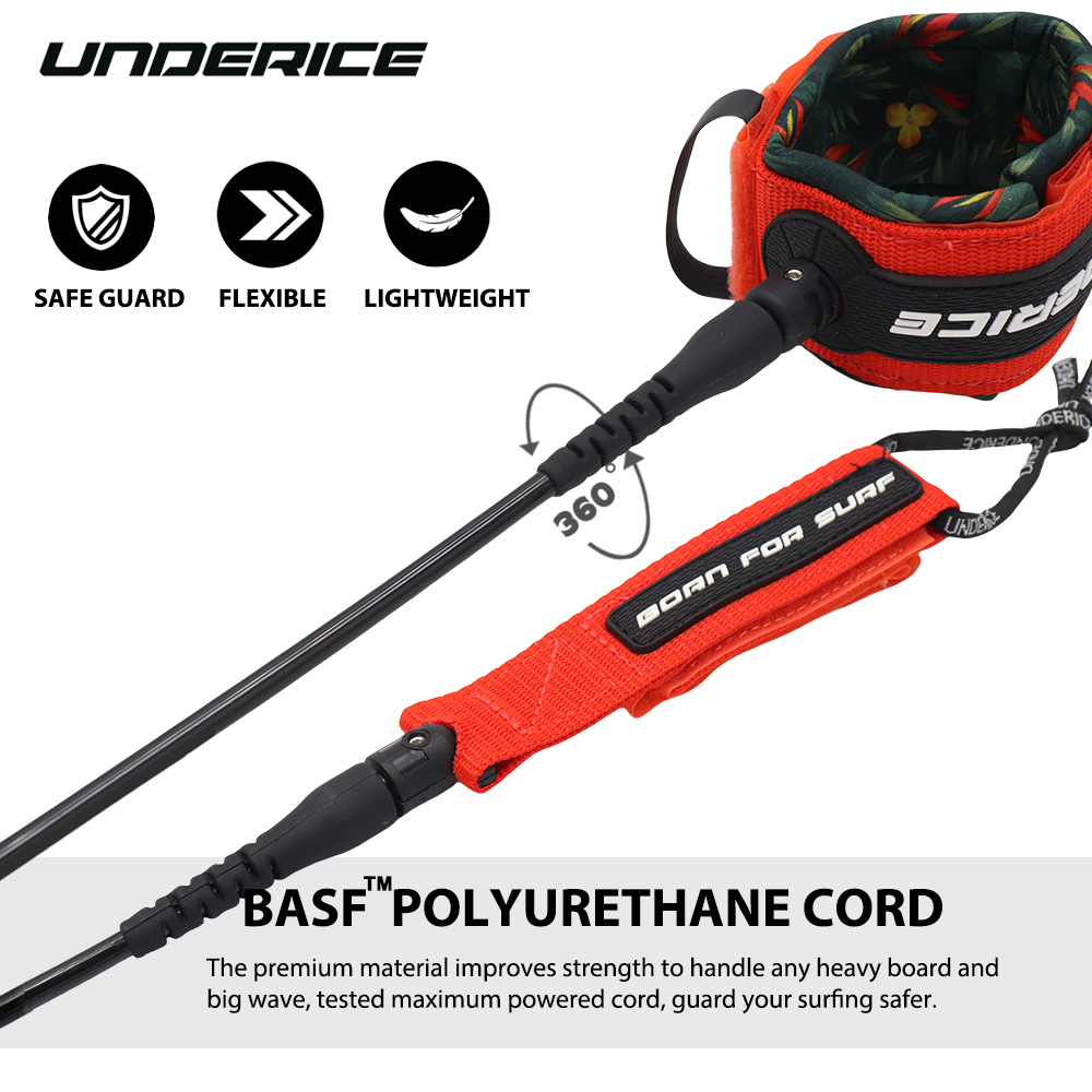 Correa de seguridad UICE para  - Surfboard Leash Ankle reseña y precio