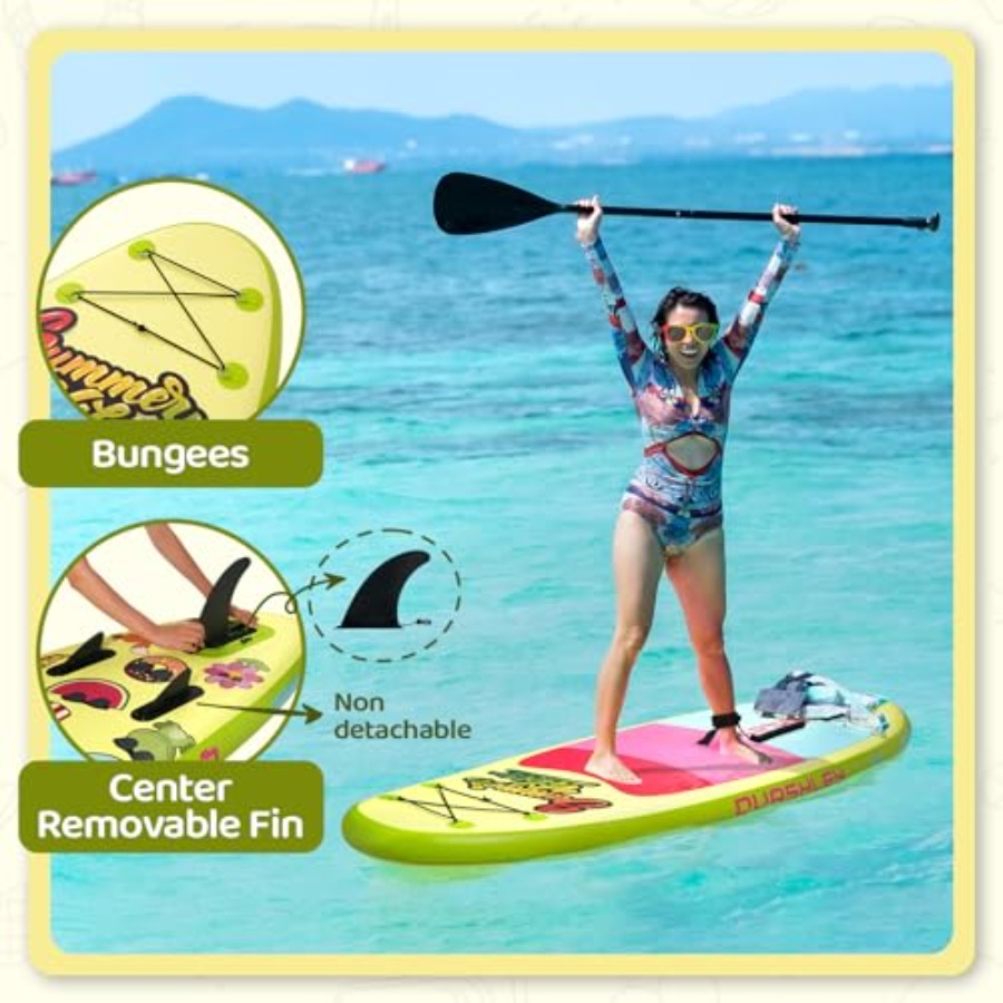 Tabla de paddle surf inflable  - Stand Up Paddle Leash reseña y precio