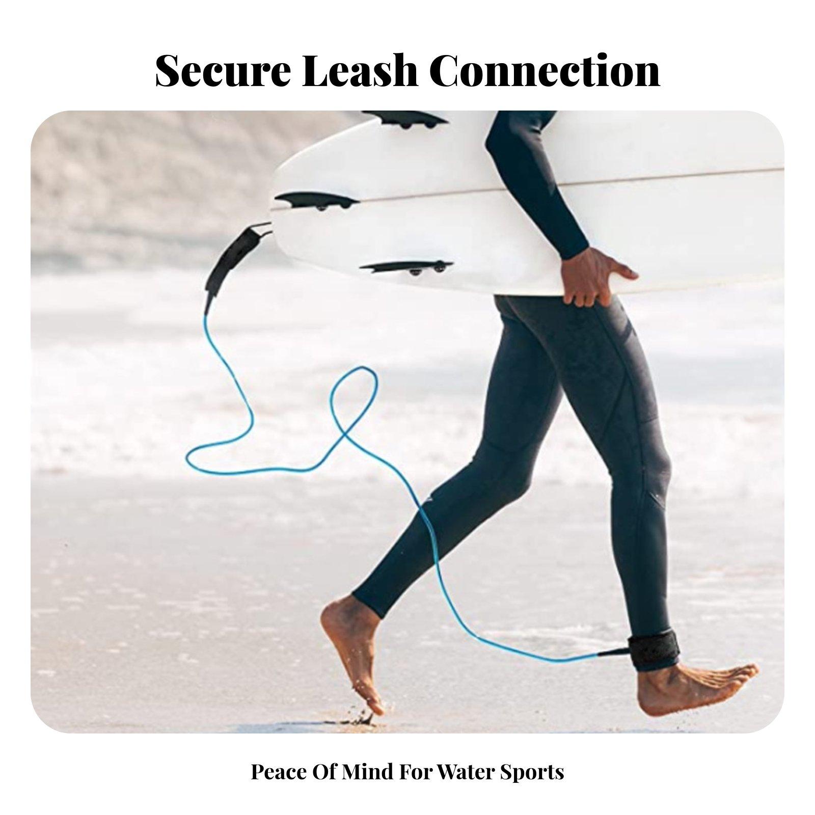 Correa de Surf Sin Nudos para  - Surfboard Leash Ankle reseña y precio